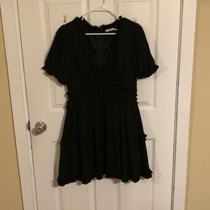 Black casual dress